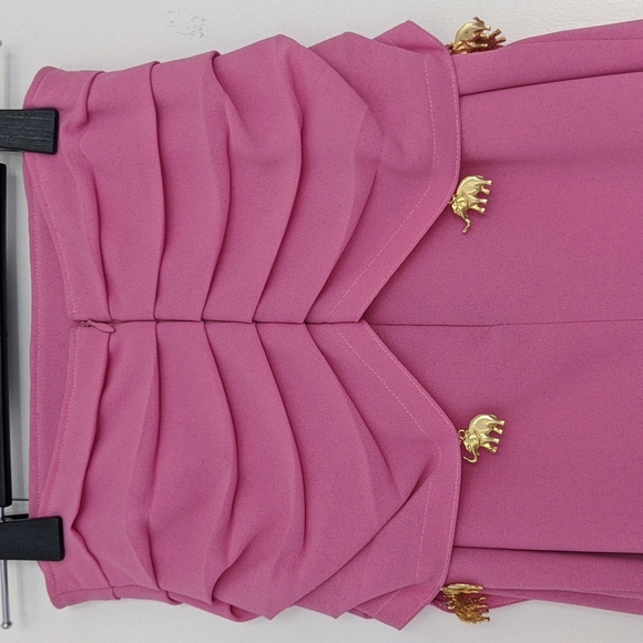 Hot Pink High Waisted Pencil Skirt - Picture 6 of 14